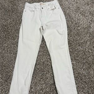 Levi's Women's Straight Leg White Jeans